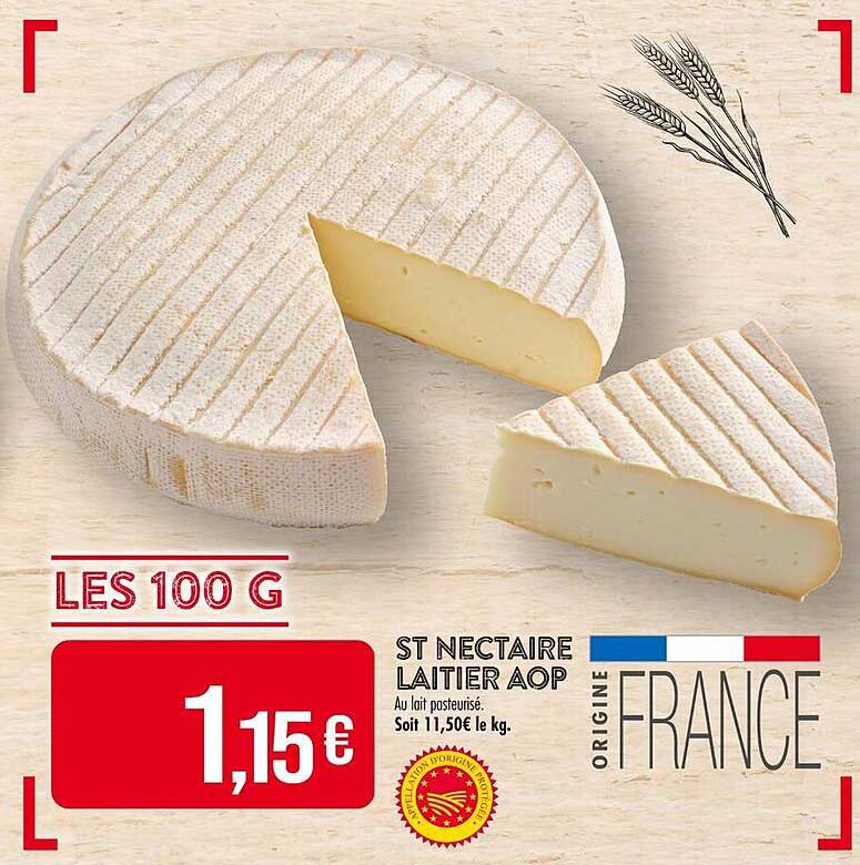 ST NECTAIRE LAITIER AOP