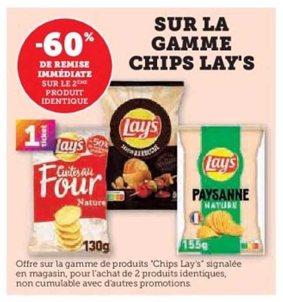 SUR LA GAMME CHIPS LAY'S