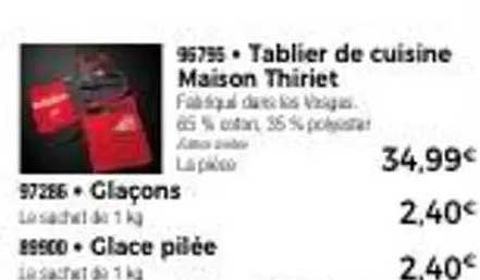 Tablier de cuisine Maison Thiriet