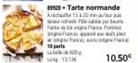 Tarte normande