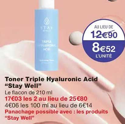 Toner Triple Hyaluronic Acid "Stay Well"