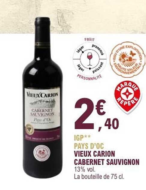 VIEUX CARION CABERNET SAUVIGNON