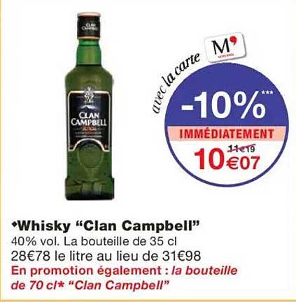 Whisky “Clan Campbell”