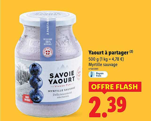 Yaourt à partager