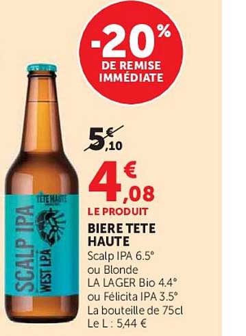 -20% DE REMISE IMMÉDIATE