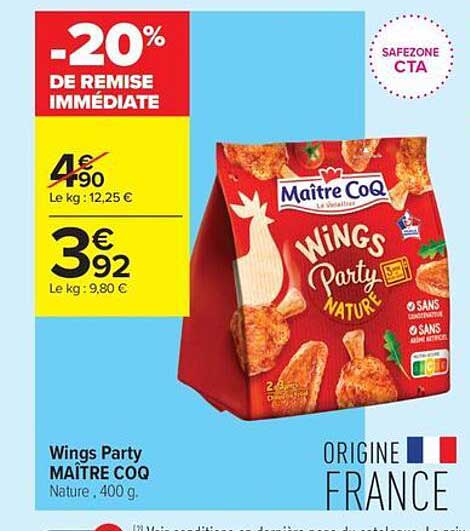 -20% DE REMISE IMMÉDIATE