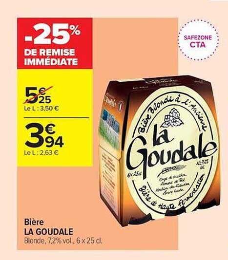 -25% DE REMISE IMMÉDIATE