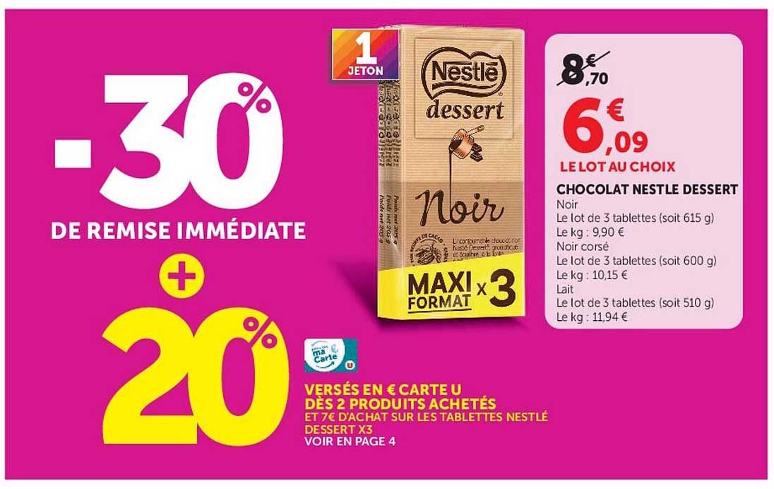 -30% DE REMISE IMMÉDIATE + 20%