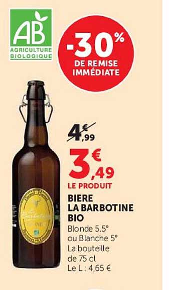 -30% DE REMISE IMMÉDIATE