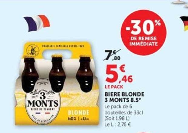 -30% DE REMISE IMMÉDIATE