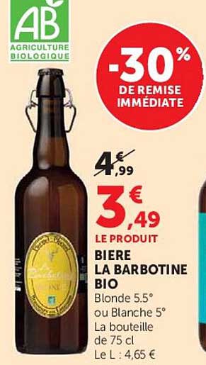 -30% DE REMISE IMMÉDIATE