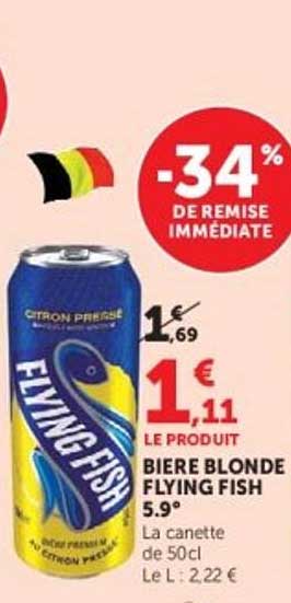 -34% DE REMISE IMMÉDIATE