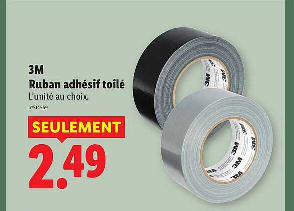3M Ruban adhésif toilé