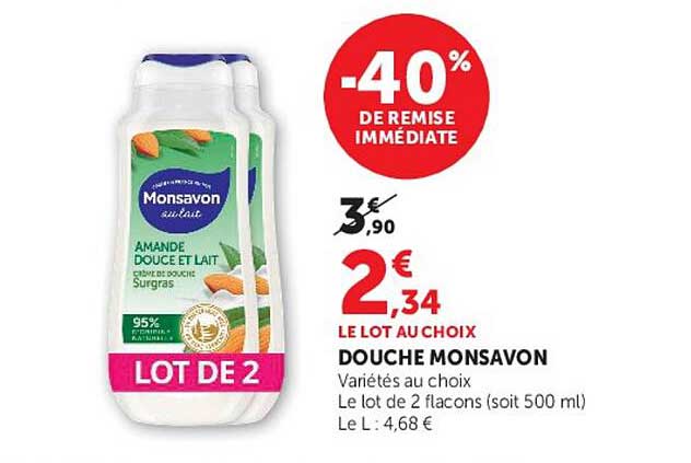 -40% DE REMISE IMMÉDIATE
