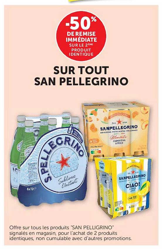 -50% DE REMISE IMMÉDIATE SUR LE 2 ÈME PRODUIT IDENTIQUE