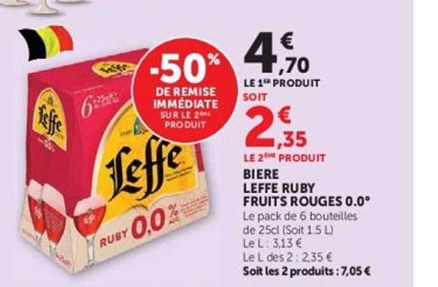 -50% DE REMISE IMMÉDIATE SUR LE 2È PRODUIT