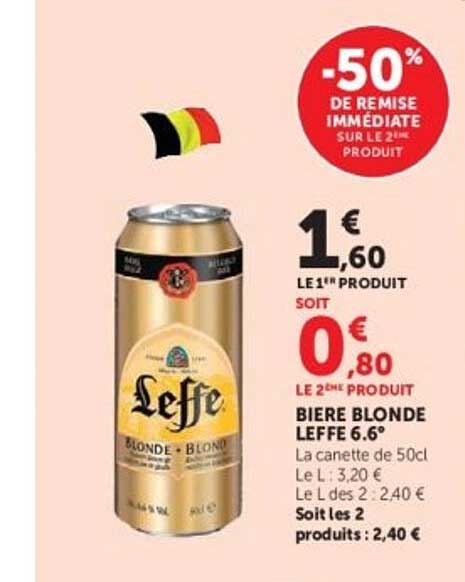 -50% DE REMISE IMMÉDIATE SUR LE 2e PRODUIT