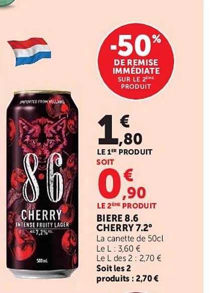 -50% DE REMISE IMMÉDIATE SUR LE 2ÈME PRODUIT