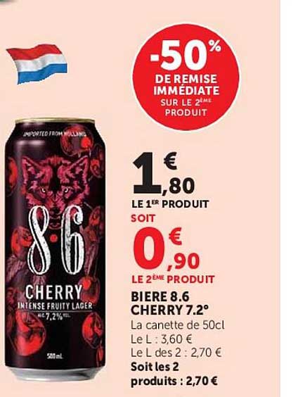 -50% DE REMISE IMMEDIATE SUR LE 2EME PRODUIT