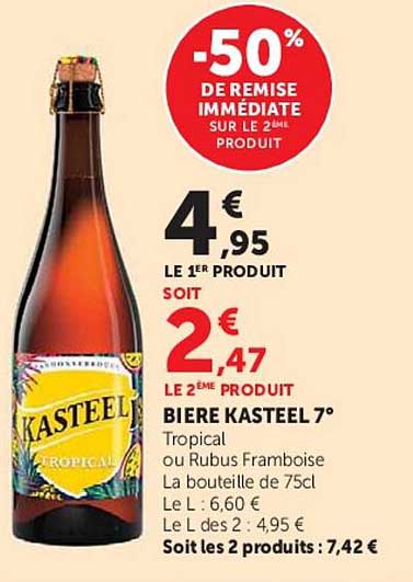 -50% DE REMISE IMMÉDIATE SUR LE 2ÈME PRODUIT