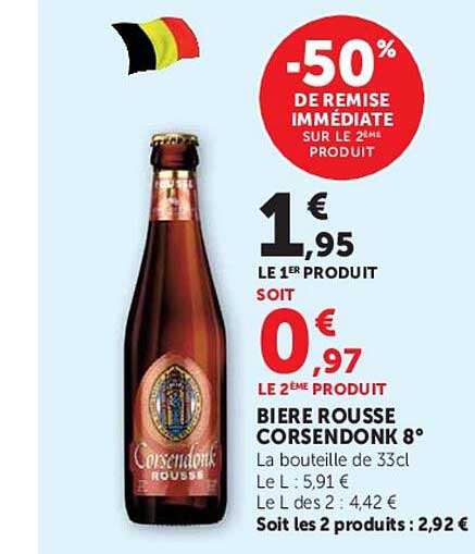 -50% DE REMISE IMMÉDIATE SUR LE 2ÈME PRODUIT