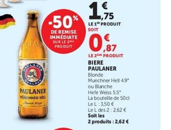 -50% DE REMISE IMMÉDIATE SUR LE 2ÈME PRODUIT
