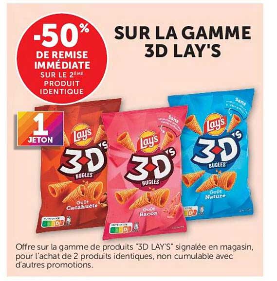 -50% DE REMISE IMMÉDIATE SUR LE 2ÈME PRODUIT IDENTIQUE