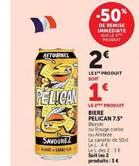 -50% DE REMISE IMMÉDIATE SUR LE 2ÈME PRODUIT