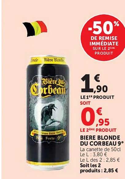 -50% DE REMISE IMMEDIATE SUR LE 2ÈME PRODUIT