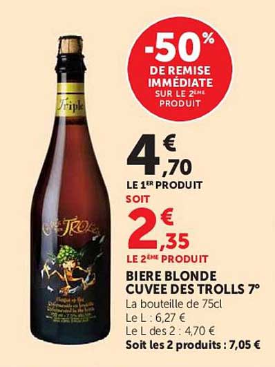 -50% DE REMISE IMMÉDIATE SUR LE 2ÈME PRODUIT