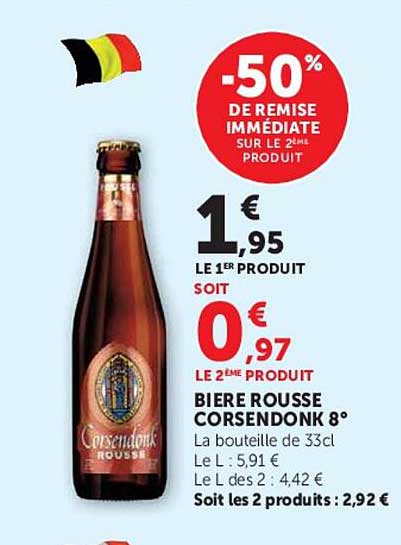 -50% DE REMISE IMMÉDIATE SUR LE 2ÈME PRODUIT