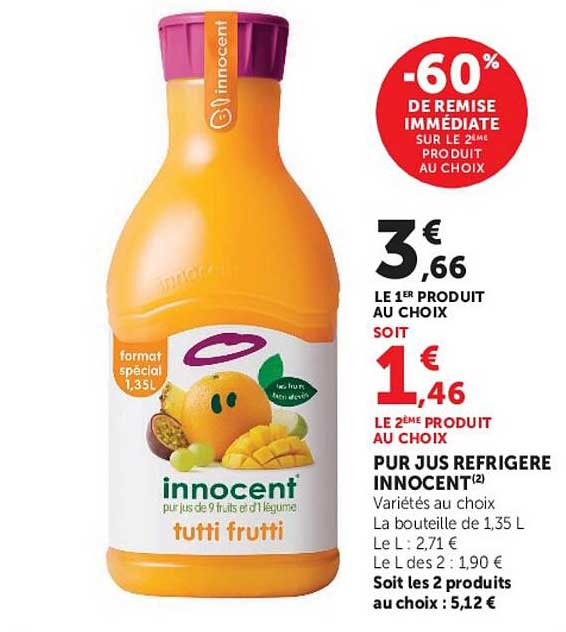 -60% DE REMISE IMMEDIATE SUR LE 2ÈME PRODUIT AU CHOIX