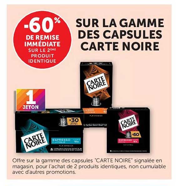 -60% DE REMISE IMMÉDIATE SUR LE 2ÈME PRODUIT IDENTIQUE