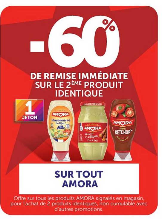 -60% DE REMISE IMMÉDIATE SUR LE 2ÈME PRODUIT IDENTIQUE
