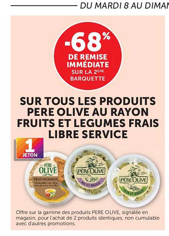 -68% DE REMISE IMMÉDIATE SUR LA 2ÈME BARQUETTE