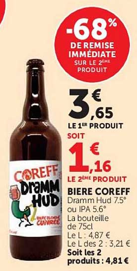 -68% DE REMISE IMMÉDIATE SUR LE 2EME PRODUIT