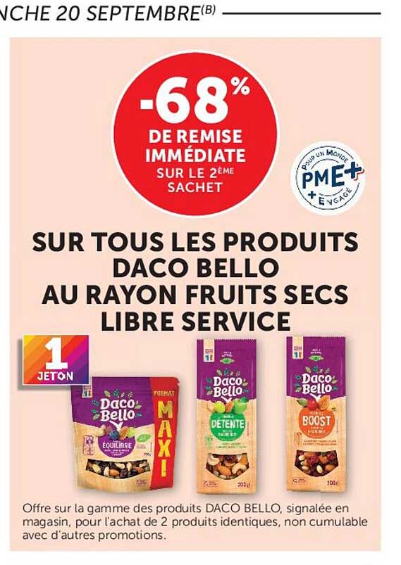 -68% DE REMISE IMMÉDIATE SUR LE 2ÈME SACHET