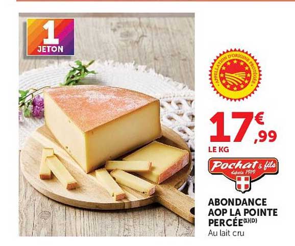 ABONDANCE AOP LA POINTE PERCÉE Au lait cru