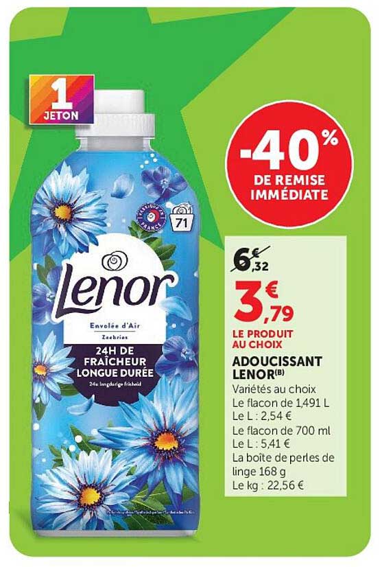 ADOUCISSANT LENOR(B)