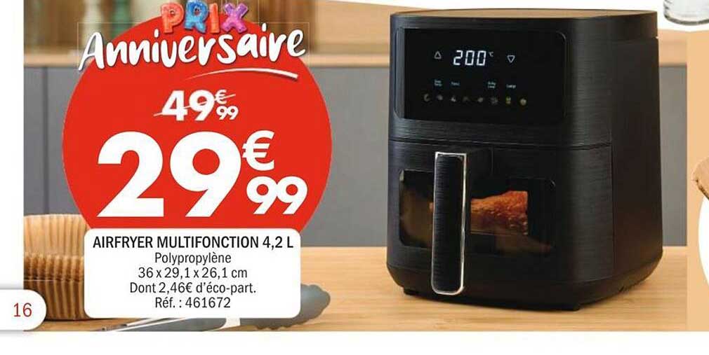 AIRFRYER MULTIFONCTION 4,2 L