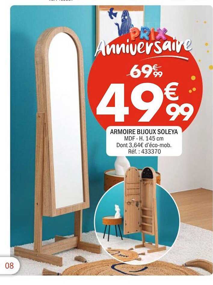 ARMOIRE BIJOUX SOLEYA