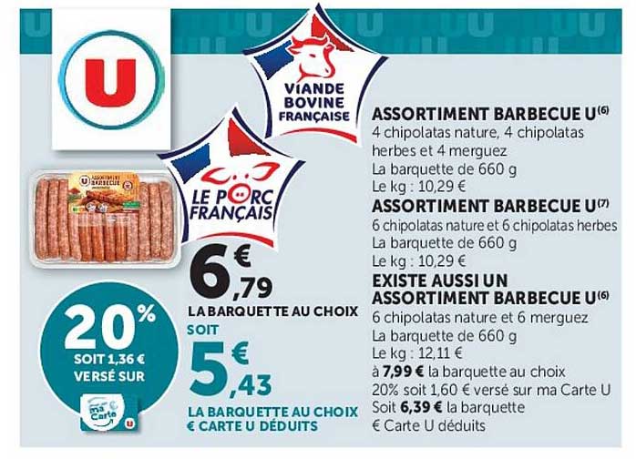 ASSORTIMENT BARBECUE U