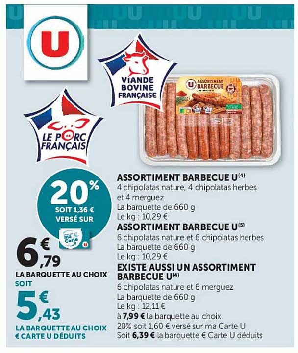 ASSORTIMENT BARBECUE U