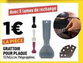 Avec 5 lames de rechange