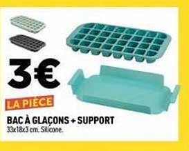 BAC À GLAÇONS + SUPPORT
