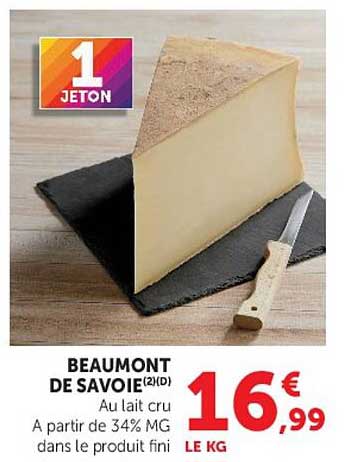 BEAUMONT DE SAVOIE (2l) Au lait cru