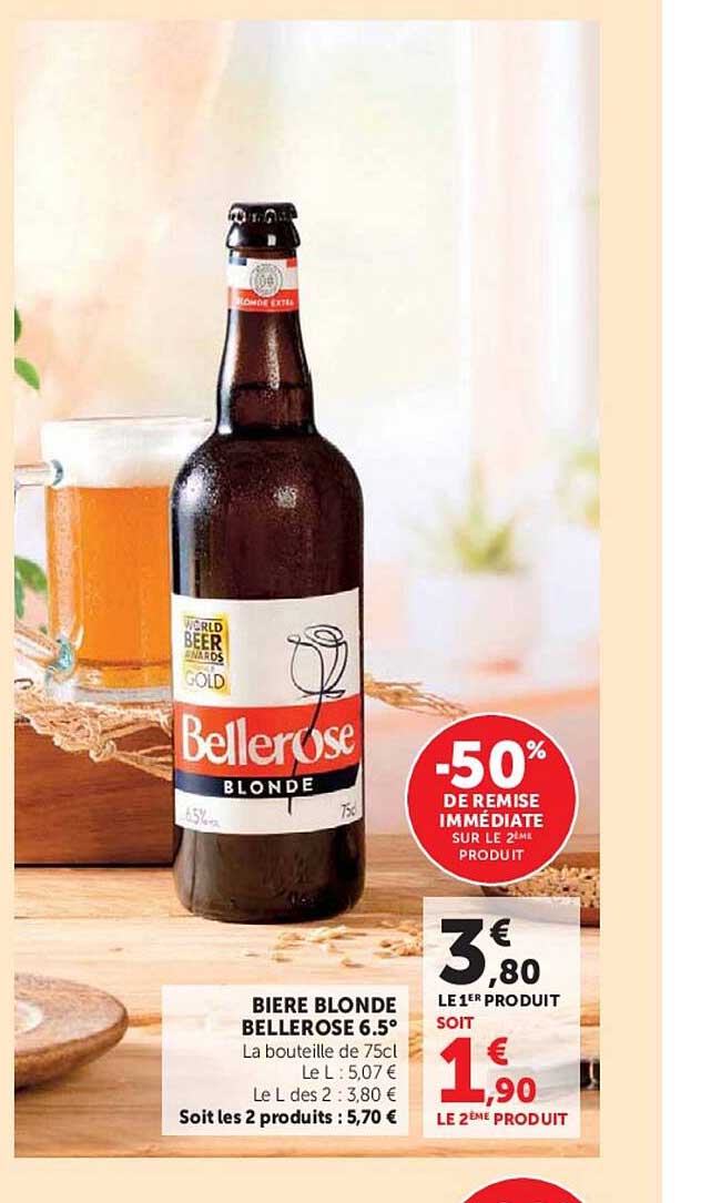 BIERE BLONDE BELLEROSE 6.5°