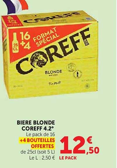 BIERE BLONDE COREF 4,2°