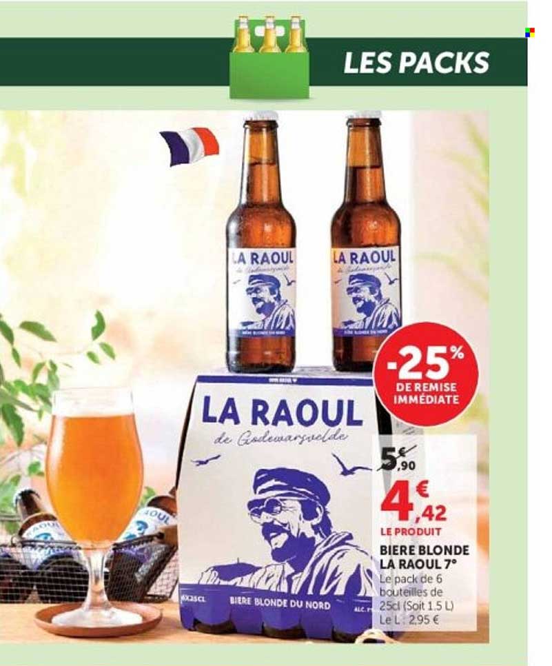 BIERE BLONDE LA RAOUL 7°