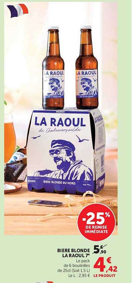 BIERE BLONDE LA RAOUL 7°